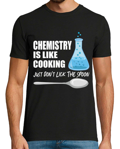 Image of chemistry is like cooking funny science