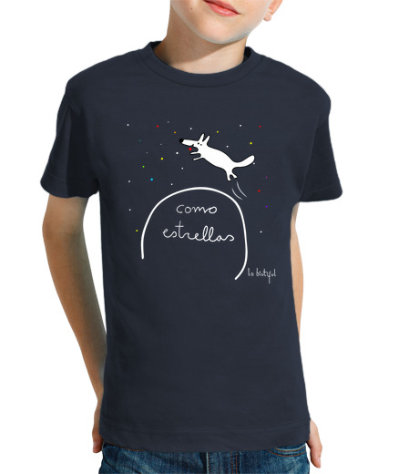 T-shirt bambino manica corta come le stelle