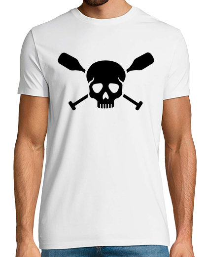 Image of Crossed paddles skull