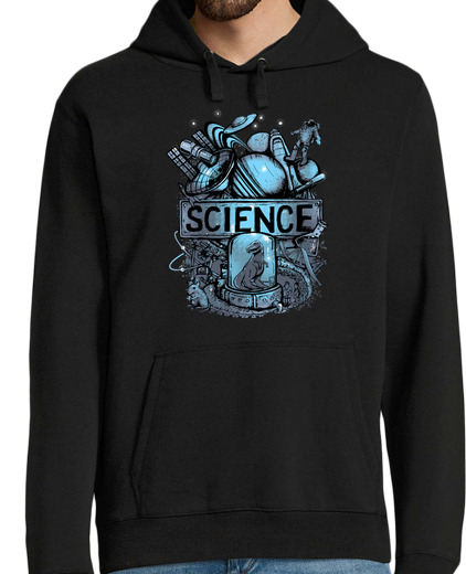 Sudadera Con Capucha Para Hombre ciencia laTostadora