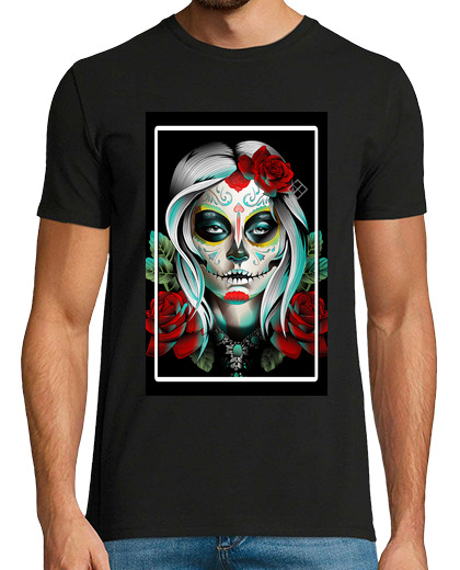 Image of catrina and flowers