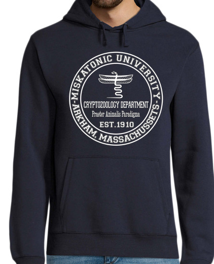 Sweat-shirt À Capuche Pour Homme département de cryptozoologie uni