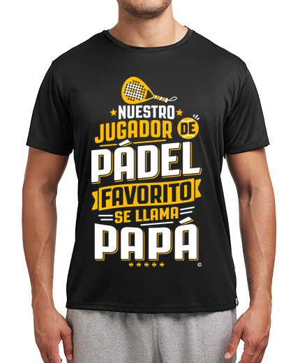 Image of our favorite padel player is called dad