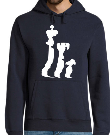 Sweat-shirt À Capuche Pour Homme pièces d39échec