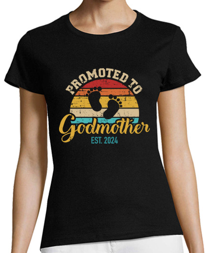 Image of Promoted to godmother 2024 vintage retro