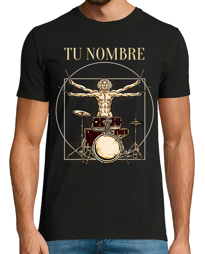 Image of vitruvian man drums drums music rock