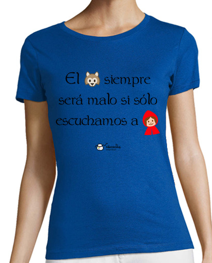 Image of wolf and little red riding hood (light backgrounds)