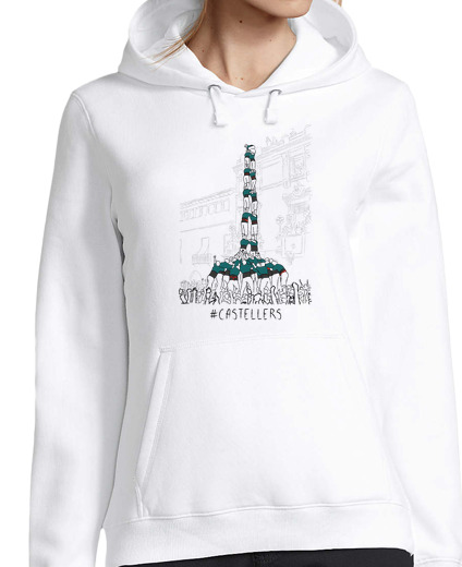 Sudadera Con Capucha Para Mujer Castellers laTostadora