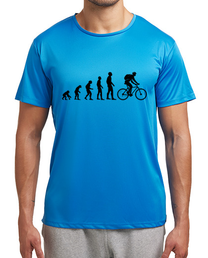 Image of evolution mountain bike man humor mount