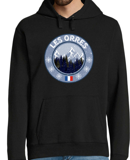 Sweat-shirt À Capuche Pour Homme Les Orres Station de Ski