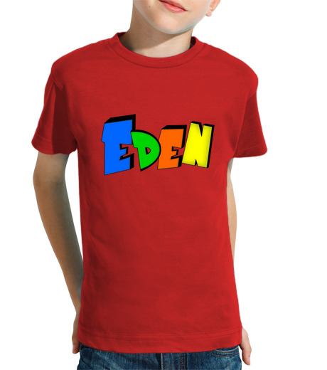 T-shirt bambino manica corta eden