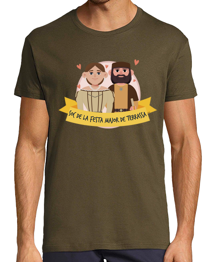 Image of festa major terrassa t shirt g.vells