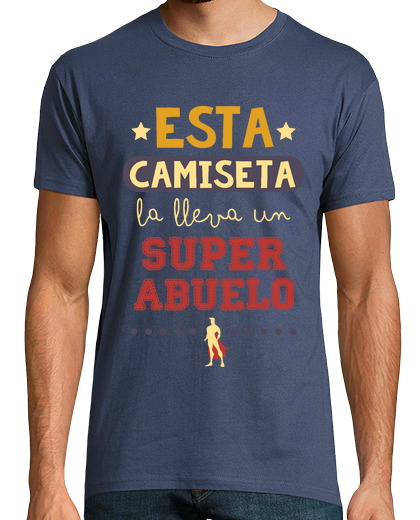 Image of this t shirt is worn by a super grandfather, father's day