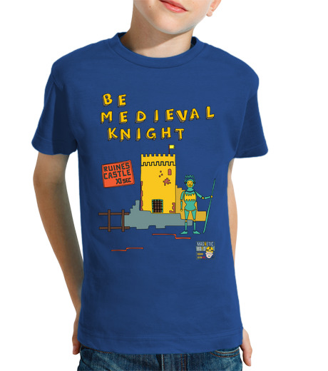 T-shirt bambino manica corta Be Medieval Knight| Kids Short Sleeve