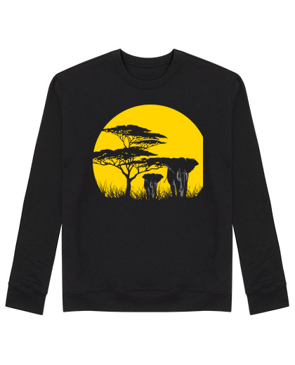 Sweat Unisexe Homme, sweat, noir