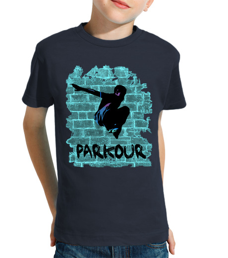 T-shirt bambino manica corta 3181014 disegno , parkour