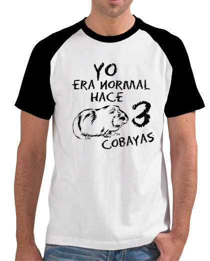 Image of shirt manga short man was normal for 3 guinea pigs