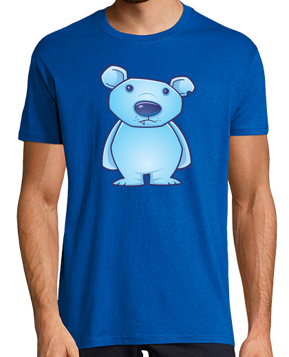 Camiseta Hombre Manga Corta cachorro de oso polar laTostadora