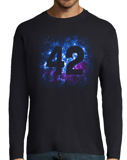 Camiseta Hombre Manga Larga 42 en el espacio laTostadora