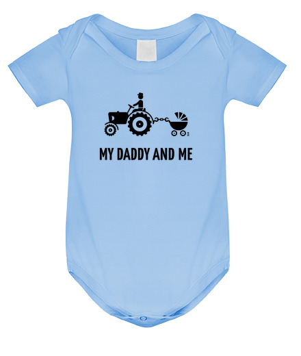 Body Bébé mon papa et moi - tracteur - landau - b