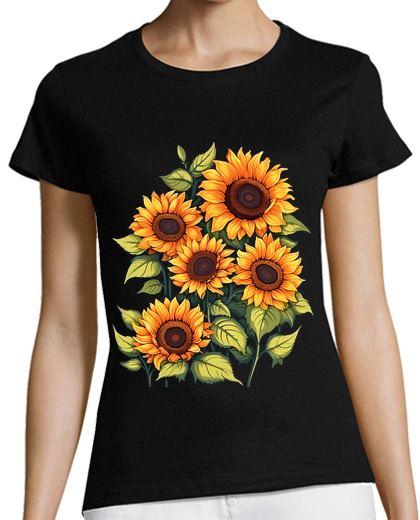 Image of sunflowers flowers sunflower floral spring