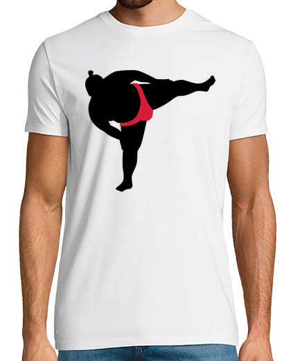 Camiseta Hombre Manga Corta deportes de lucha de sumo laTostadora