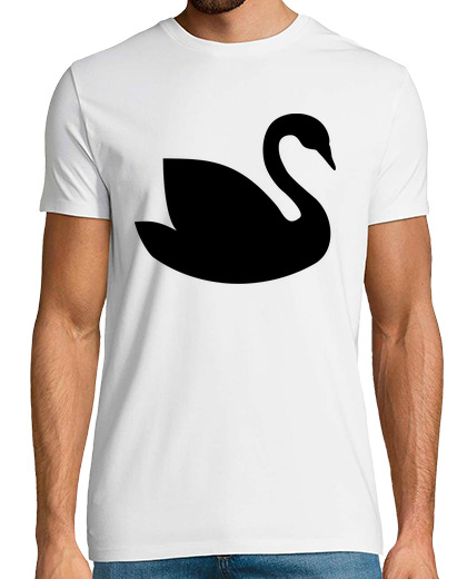 Camiseta Hombre Manga Corta cisne negro laTostadora