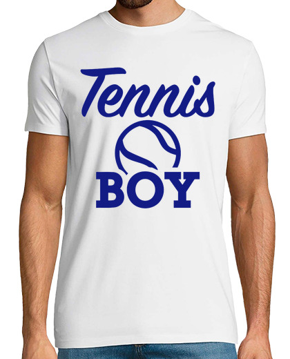 Camiseta Hombre Manga Corta muchacho del tenis laTostadora