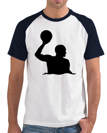 Camiseta Hombre Estilo Béisbol jugador de waterpolo laTostadora