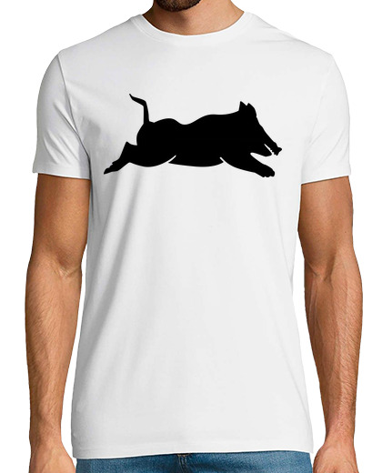 Image of Jumping wild boar