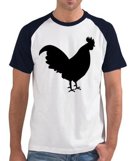 Camiseta Hombre Estilo Béisbol gallo laTostadora