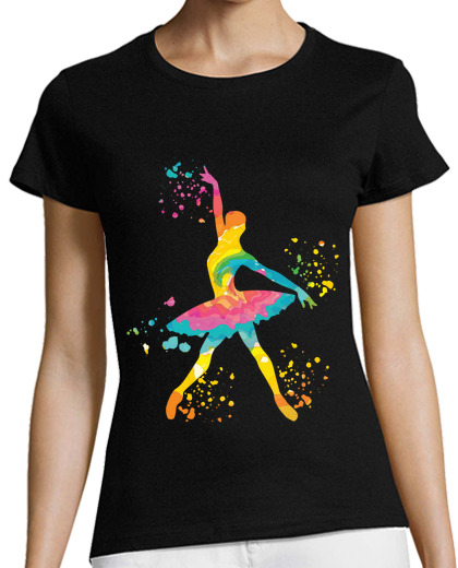 Image of Ballet Dancer Colorsplash Ballerina