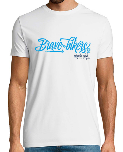 Camiseta Hombre Manga Corta Brave Bikers Script Man laTostadora