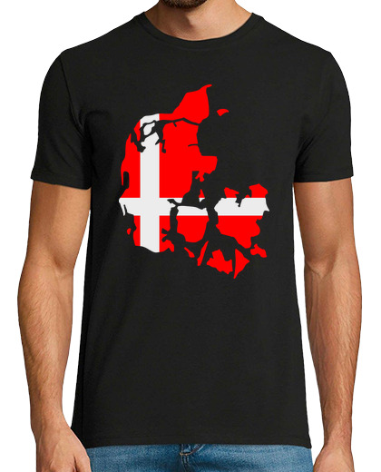 Camiseta Hombre Manga Corta indicador de la correspondencia dinamarca laTostadora