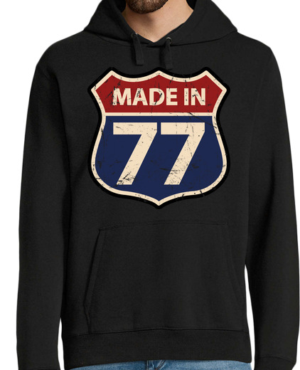 Sweat-shirt À Capuche Pour Homme made in 77