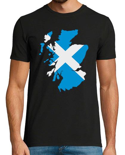 Image of Scotland map flag
