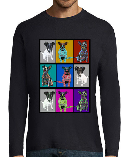 Camiseta Hombre Manga Larga elegir a su perro laTostadora