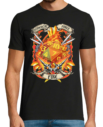 Image of dice role playing geek fire gamer dice