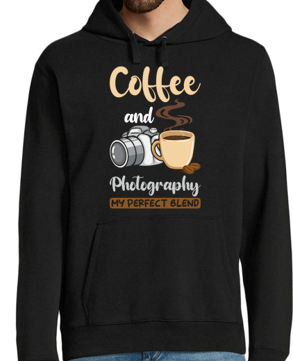 Sweat-shirt À Capuche Pour Homme cadeau photographe café photographe