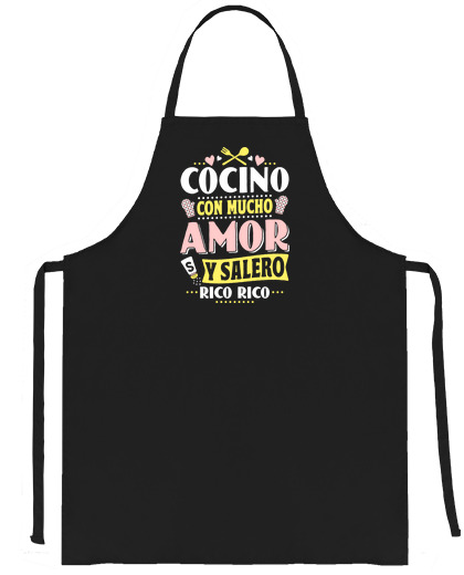 Image of I cook with a lot of love and salt