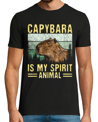 Image of Capybara Is My Spirit Animal Retro