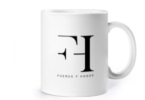 Image of strength and honor mug. man t-shirt front only. the benefits of this cup will go to the soltra found