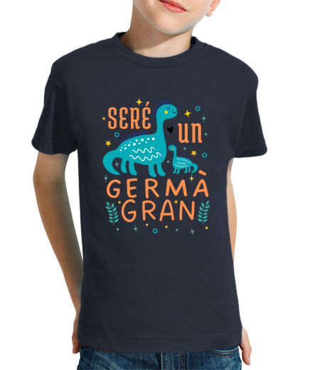 T-shirt bambino manica corta sarò un grande tedesco