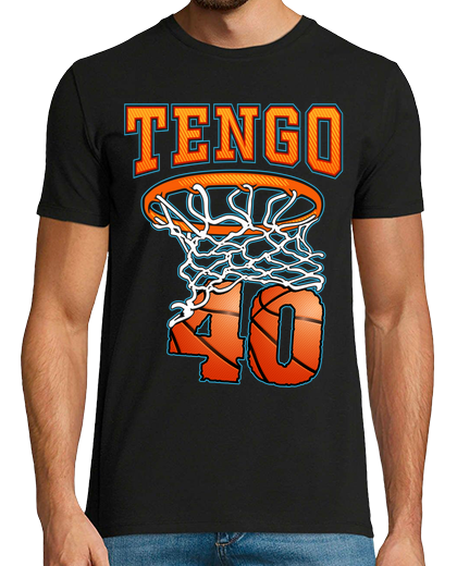 Image of birthday 40 years basketball sport basket