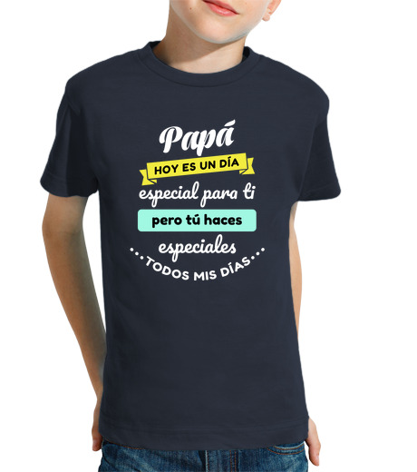 Tee Shirt Pour Enfant Manche Courte pape spéciale