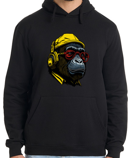 Image of Soulful Chimpanzee Musical Reverie