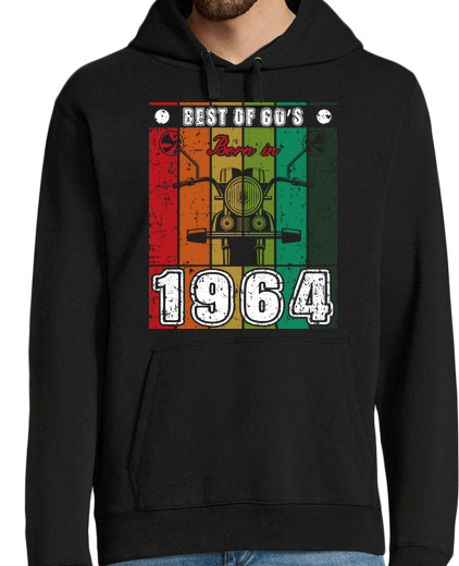 Sweat-shirt À Capuche Pour Homme meilleur des années 60 né en 1964 class