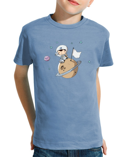 Tee Shirt Pour Enfant Manche Courte astronaute garçon