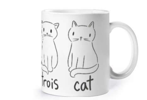 Image of cats cat mathematics math cup bowl mazagran breakfast tea coffee