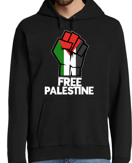 Sweat-shirt À Capuche Pour Homme Palestine libre patriotique palestinien